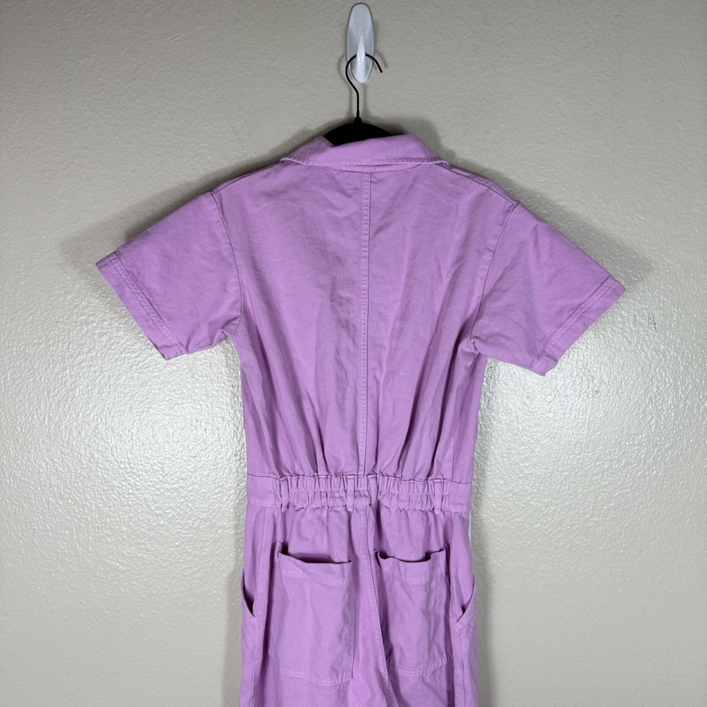 Big Bud Press Short Sleeve Jumpsuit in Lilac - Picture 6 of 8